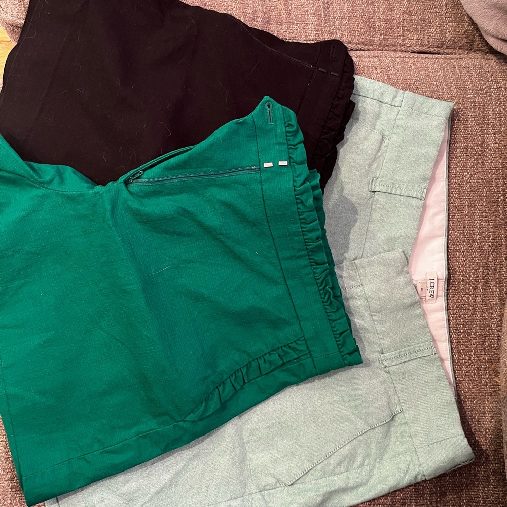 Green and Black Stylish Shorts